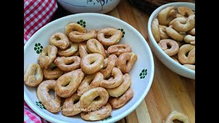 TARALLINI ALLA BIRRA  Ricetta Pugliese di Cucina con me Graziella [upl. by Jehius14]