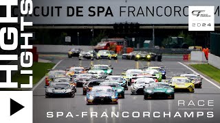 HIGHLIGHTS  Race  SpaFrancorchamps  British GT 2024 [upl. by Hoffer161]