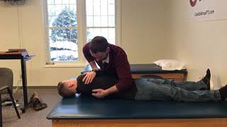 Rib Thrust Manipulation costotransverse [upl. by Aneeles]