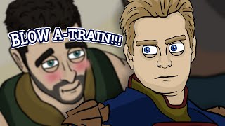 Homelander Tells The Deep to Blow ATrain But 💀💀💀 The Boys Season 4 Animation  Animation Meme [upl. by Euphemiah]