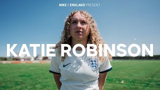 Nike x England present Katie Robinson [upl. by Airliah]