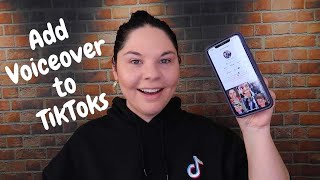 How to add Voiceover to TikTok videos in App New Feature [upl. by Brittany]