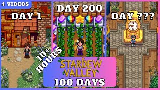 I Played 100 Days of Stardew Valley  Mega Movie Series [upl. by Epperson]