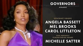 Angela Bassett Reacts To Honorary Oscar By Not Reacting [upl. by Kela]