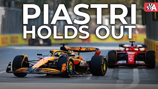 Piastris Perfect Performance  F1 Azerbaijan GP Race Reaction [upl. by Blackburn]