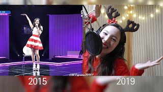 Santa Tell Me by TWICE NAYEON 2015 X 2019 [upl. by Anerahs]