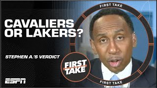 Stephen A CONCEDES the Cavaliers is the BETTER JOB over the Lakers  First Take [upl. by Sarat305]