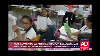 Hoy comenzó la preinscripción escolar 2025 [upl. by Riplex]