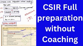 CSIR CASE SO ASO full preparation without Coaching  detailed free Sources [upl. by Okia]