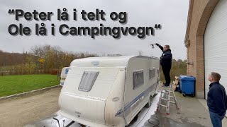 Vask af Campingvogn  Grundigt vask fjernelse af alger samt polering af glas [upl. by Uhn110]