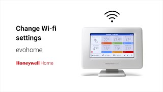 Change WiFi Settings on evohome [upl. by Ahsined]