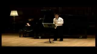 David Maslanka Sonata for Alto saxophone and Piano performed by Hyungryoul Kim [upl. by Lustick924]