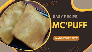 Pizza Mcpuff mcdonalds style pizza puff recipe at home crispy veg pizza puff [upl. by Henning]