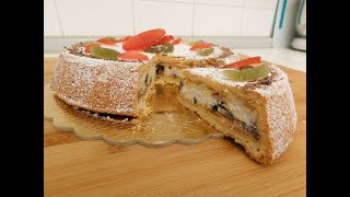 CASSATA SICILIANA AL FORNO 😍 facilissima da preparare 🎄 [upl. by Eiboj]