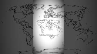 Tracing the World Map 🗺️ drawing tracing maps shorts [upl. by Glovsky]