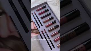 All shades of Saie’s lippies🍬🍭 saiebeautylipgloss lipoil unboxing beauty makeup cleanbeauty [upl. by Anitsahs]