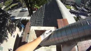 CHIMNEY LINER INSTALATION 2 [upl. by Nagard]