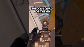 Solo vs Squad fortnite fortclips fortniteclips shorts clips fortnitepro [upl. by Yrrej]