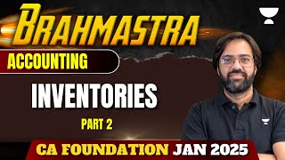 CA Foundation Jan 25  Inventories  Part 2  Accounts  CA Rakesh Kalra [upl. by Leahcimrej]