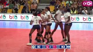 Belize Triumphs Over Nicaragua in U21 Women’s Volleyball Championship Opener  PT 2 [upl. by Rhiamon]