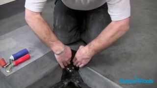 How to Waterproof an Internal Edge Corner on an Lshaped Rubber Roof [upl. by Mcgean]