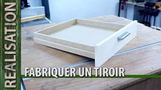 Fabrication dun tiroir en MDF et contreplaqué pour établi [upl. by Ynahirb46]