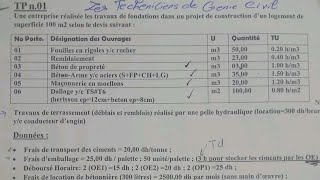 géniecivil ofppt étude de prix TP1 partie 1 شرح مبسط بالدارجة [upl. by Rosalba576]