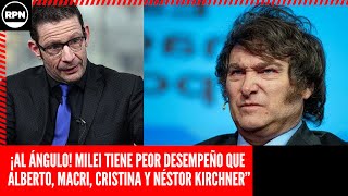 GIACOMINI SE LA CLAVO AL ÁNGULO “MILEI TIENE PEOR DESEMPEÑO QUE ALBERTO MACRI CRISTINA Y NÉSTOR ” [upl. by Aicek]