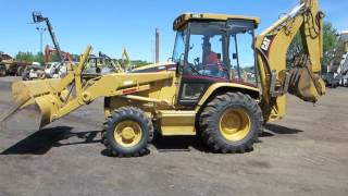 2000 CAT 416C BACKHOE w 4X4 amp EXTENDAHOE [upl. by Thgiwd]