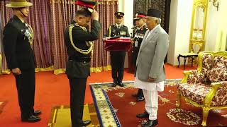 Investiture Ceremony of General Upendra Dwivedi Chief of the Army Staff Indian Army [upl. by Ytineres]