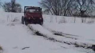 Unimog snow wheeling [upl. by Einahpets477]