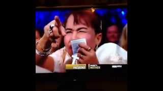 Aling Dionisia goes wild during Pacquiao vs Bradley II [upl. by Youngran]