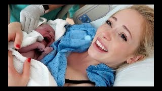 BEAUTIFUL HOSPITAL LIVE BIRTH VLOG INDUCTION  Janna and Braden Family Baby Girl Birth Story [upl. by Airad]