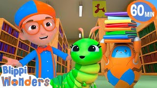 Blippi Loves the Library  Blippi Wonders Educational Videos for Kids [upl. by Niasuh]