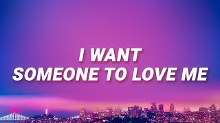 Lil Nas X  I want someone to love me THATS WHAT I WANT Lyrics [upl. by Zenia745]