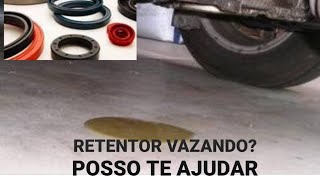 vazamento de oleo no motor retentor [upl. by Ashford]