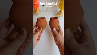 Diy diwali Candles❤️diy shorts diwali diwalidecor diycrafts viralshort festive trending [upl. by Llehcear]