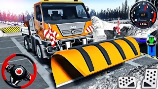 New Winter Ski Park Snow Driver 3D  Big Plow Truck Driving simulator AndroidGamePlay [upl. by Mccartan]