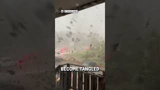 What its like inside a tornado 🤯🌪️  🎥 Viralhog [upl. by Aryl533]