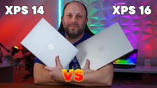 Dell XPS 14 vs 16 Comparison  Size vs Power [upl. by Lledal]