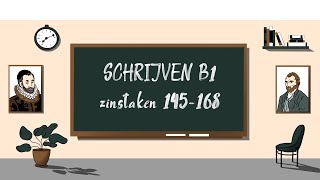 SCHRIJVEN B1  zinstaken 145168 losse officiële opdrachten  STAATSEXAMEN NT2 programma I [upl. by Gereron774]