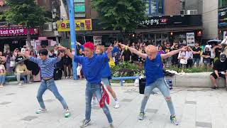 180609 ACE Hongdae Busking  Take Me Higher [upl. by Leizar]