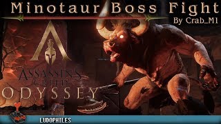 Assassins Creed Odyssey  Minotaur Boss Fight [upl. by Noswad]