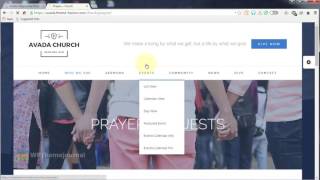 Avada Church Theme  WordPress Theme [upl. by Elokyn]