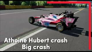 F2 Athoine Hubert crash [upl. by Akemak]