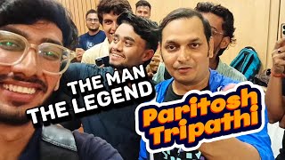 HOW I MET PARITOSH TRIPATHI mamaji  BIGGEST HOST ON TV [upl. by Otrevlig]