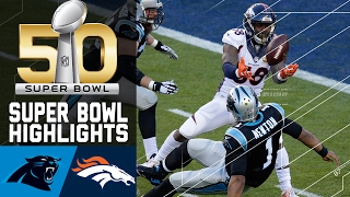 Super Bowl 50 Highlights  Panthers vs Broncos  NFL [upl. by Llatsyrc]