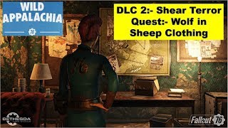 Fallout 76 Shear Terror DLC  Wolf in Sheeps Clothing  Garrahan Estate Search Keycard [upl. by Aciria]