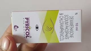 Pyricol Eye Drops  Dexomethasone and Chloramphenicol Eye Drops  Pyricol Eye Drops Use precautions [upl. by Adabelle]