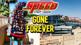 The Tragic Fall of Speed The Ride  The Best Roller Coaster in Las Vegas [upl. by Allesig821]